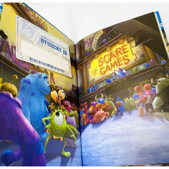 Monsters Inc University Kid Book Hardcover Disney Wonderful World Of Reading New - Picture 3 of 5